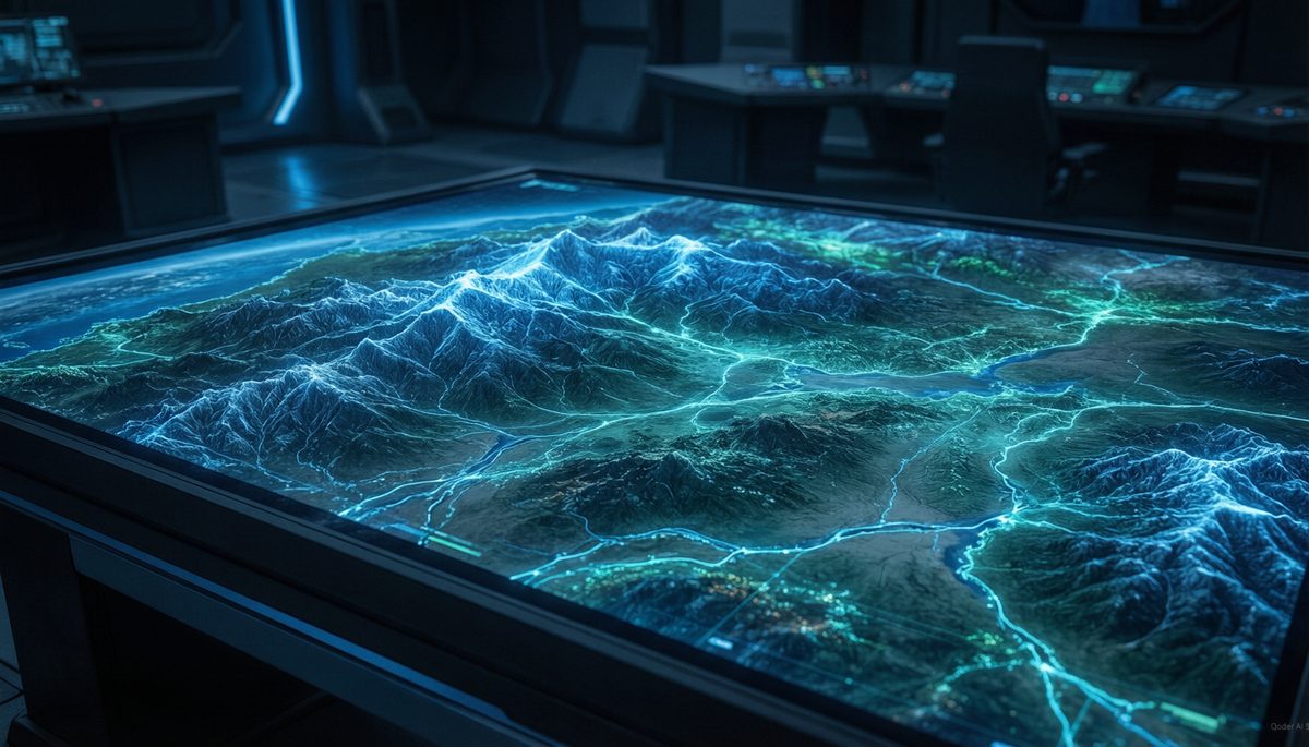 3D大屏显示系统 - 星球小捕手地理可视化作品
