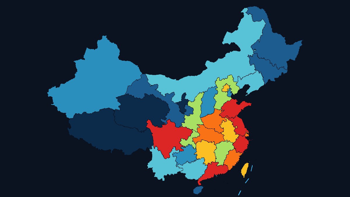 中国省情一图览 - 星球小捕手互动地图